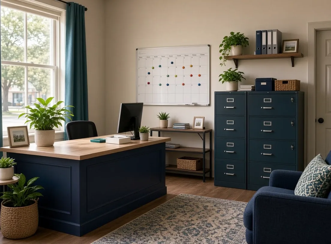Small home care agency office