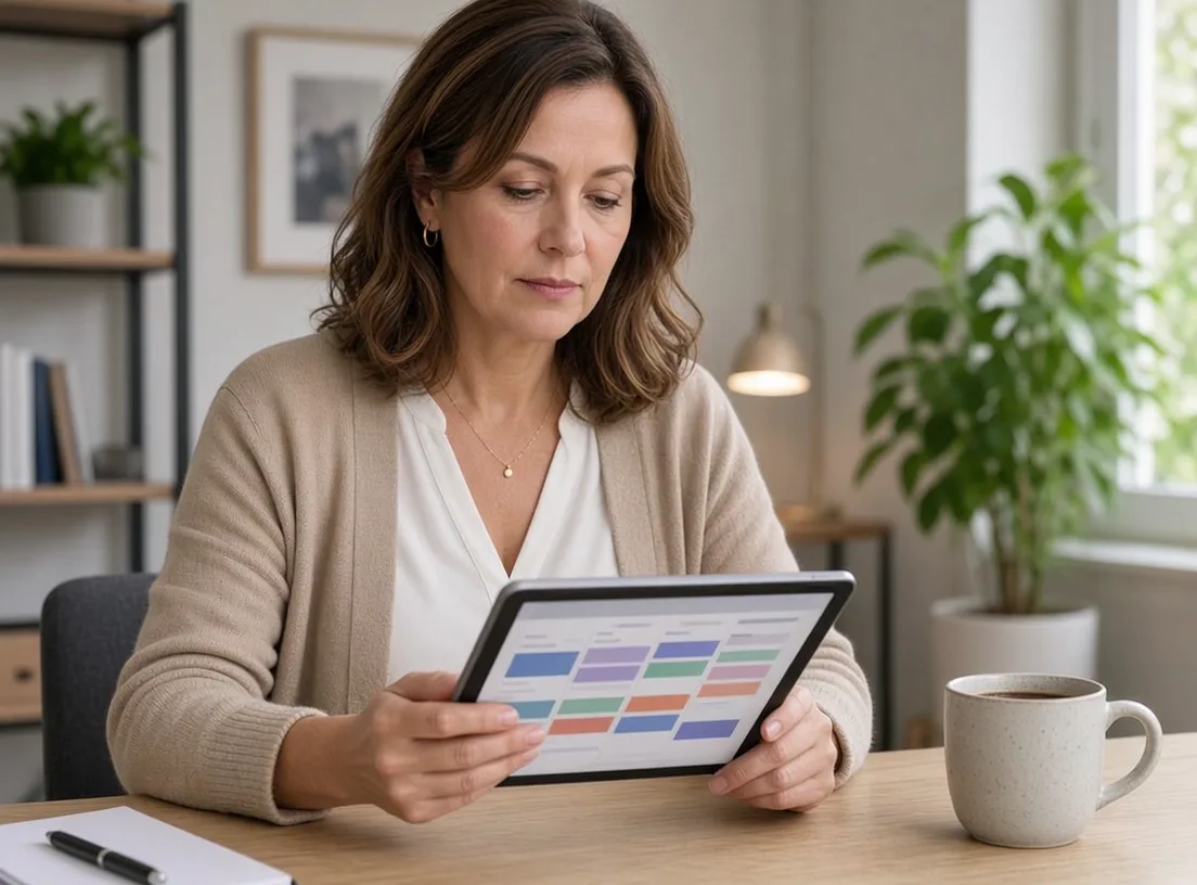 Agency owner with a tablet